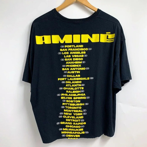 Amine Women's Best Tour Ever Shirt Official Merch Cropped T-shirt Size XXL - Picture 2 of 10